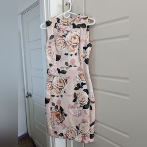 Calvin Klein Floral Sheath Dress